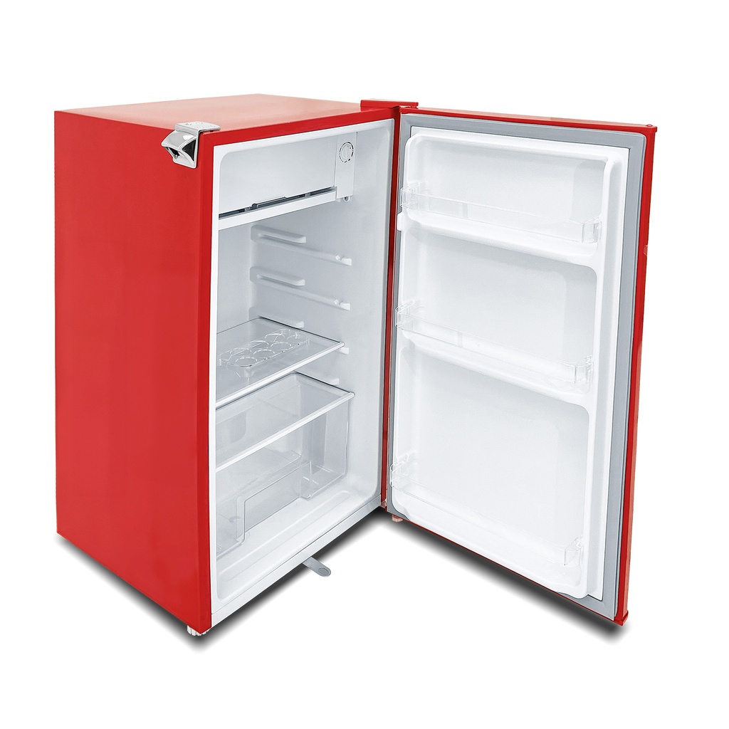 Mini Bar Refrigerador Retro Continental - Color Rojo MR-101R (1)